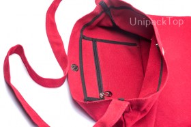 Карман и внутренняя обработка швов у сумок из канваса фото