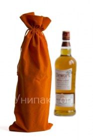 Подарочные мешочки для бутылок из бархата